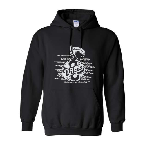 Old School Music Note Hoodie