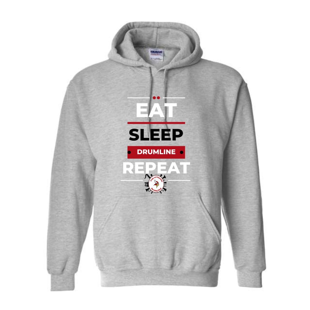 Eat Sleep Drumline Repeat Hoodie