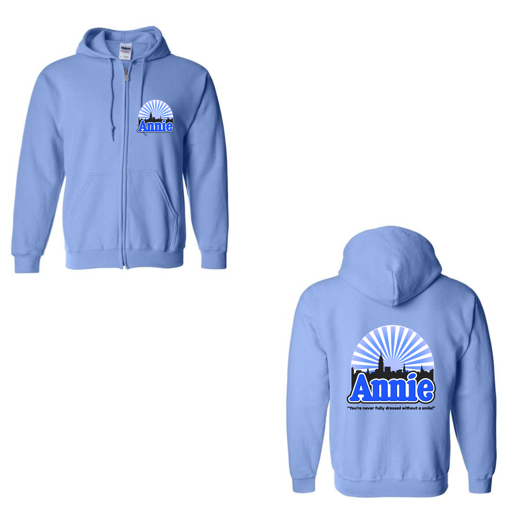 Annie Full Zip Sweatshirt ADULT SIZES