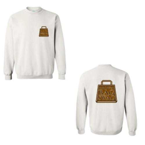 Crewneck Sweatshirt Front and Back ADULT sizes