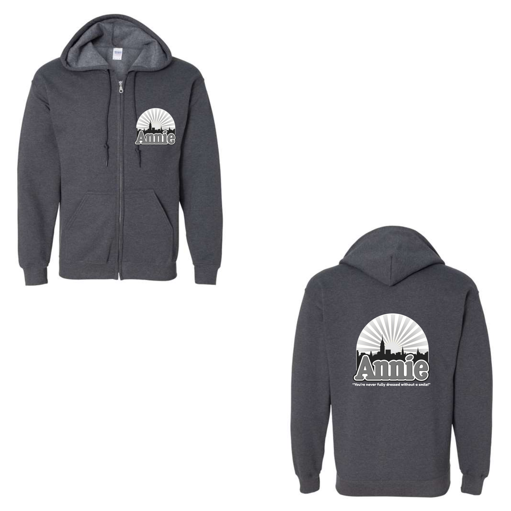 Annie Full Zip Sweatshirt ADULT SIZES