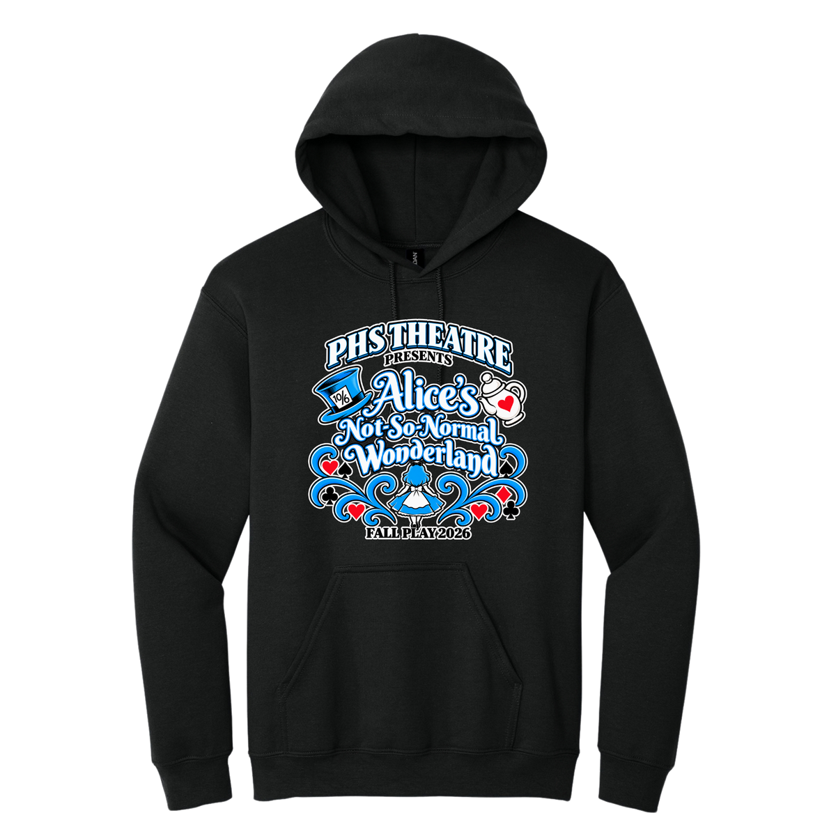 PHS Fall Play BLACK Hoodie Sweatshirt