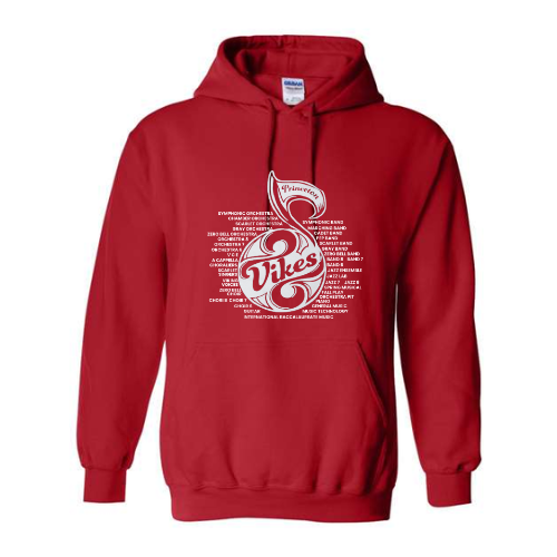Old School Music Note Hoodie
