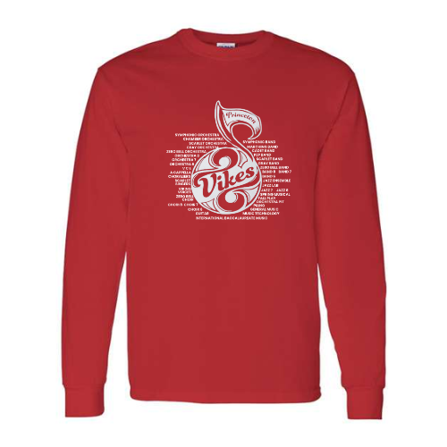 Old School Music Note Long Sleeve T-Shirt