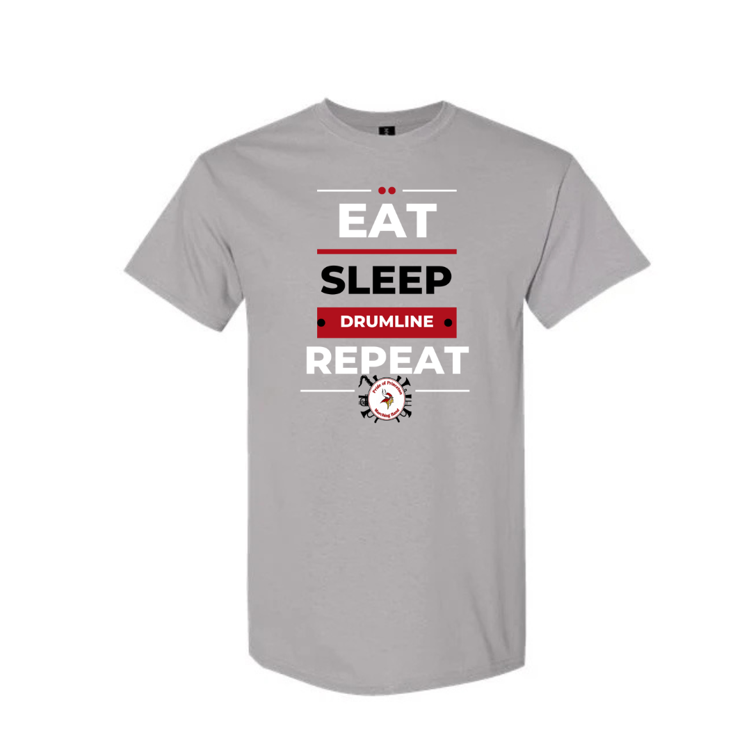Eat Sleep Drumline Repeat T-shirt