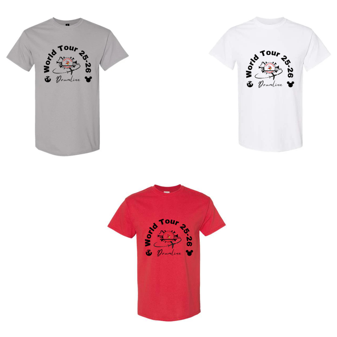 Pop World Tour T-shirt DRUMLINE
