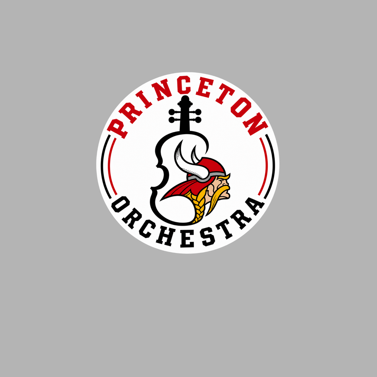 Princeton Orchestra 3" Round Sticker
