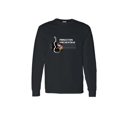 Princeton Orchestras Logo Long Sleeve  T-Shirt (Adult Sizes)