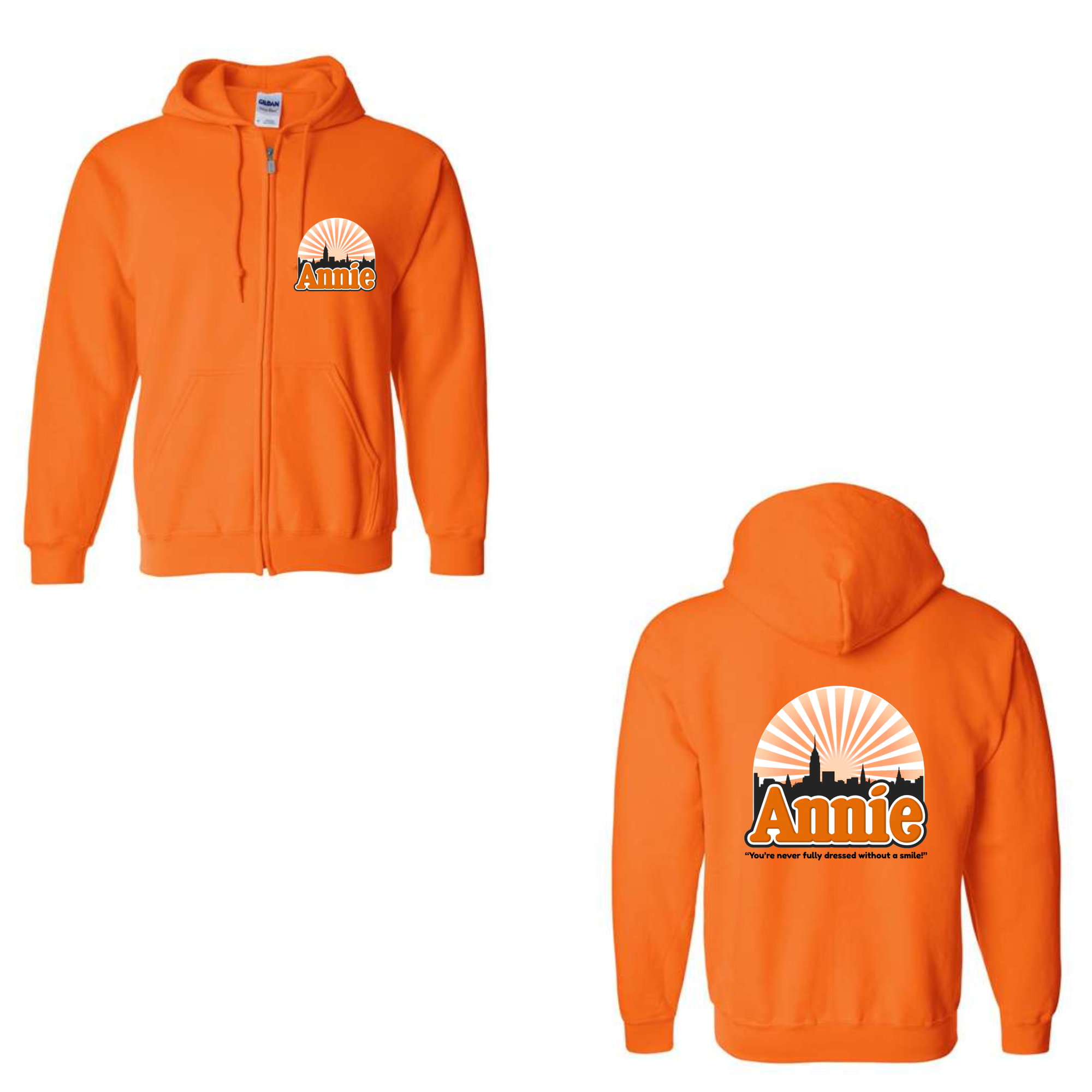 Annie Full Zip Sweatshirt ADULT SIZES
