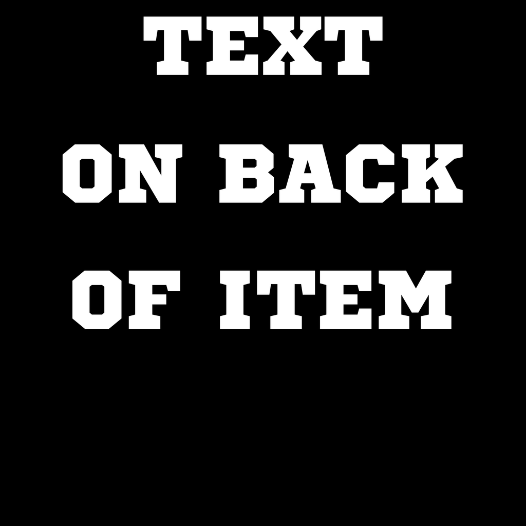 TEXT ON THE BACK OF PRODUCT